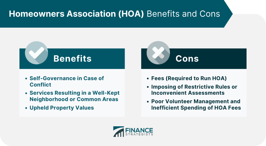 Homeowners Association (HOA) Benefits and Cons