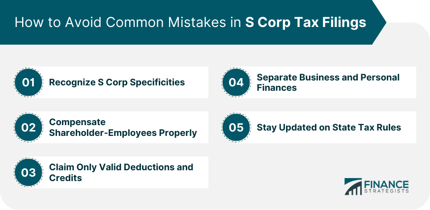 How to Avoid Common Mistakes in S Corp Tax Filings