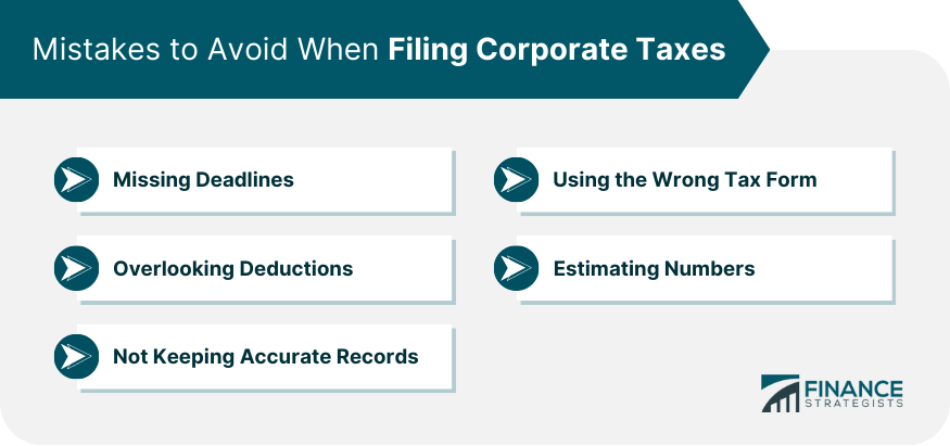 Mistakes to Avoid When Filing Corporate Taxes