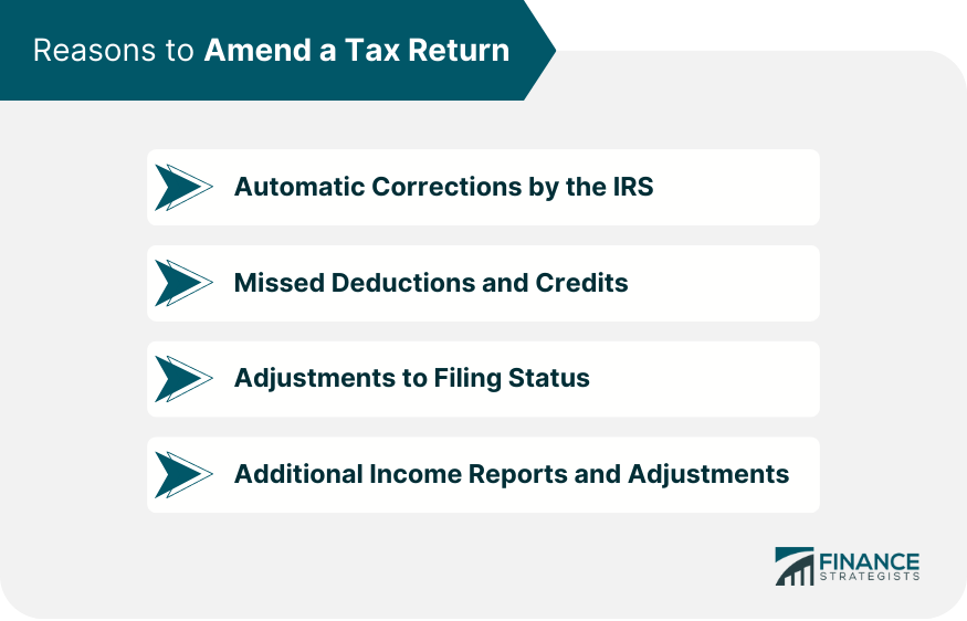 Reasons to Amend a Tax Return