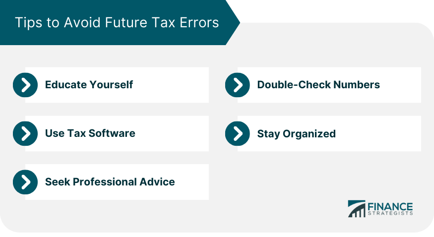 Tips to Avoid Future Tax Errors