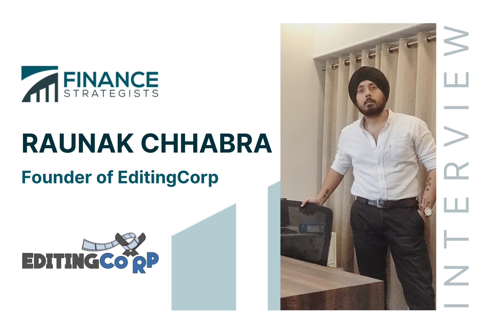 Raunak Chhabra | Founder of EditingCorp